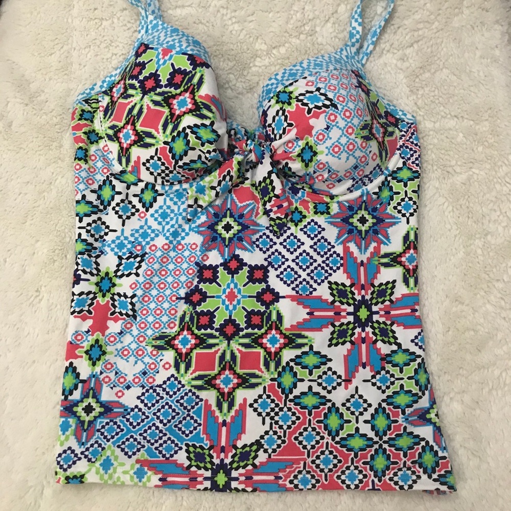 Woman bathing suit tankini top